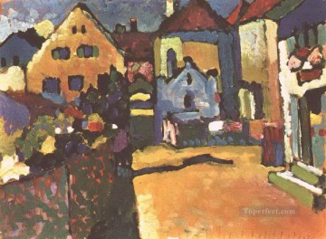Puramente abstracto Painting - Grungasse en Murnau Resumen